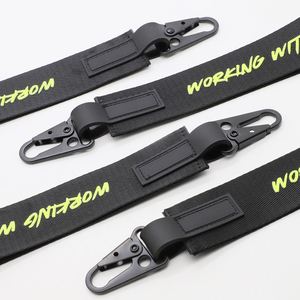 Wholesale Factory Custom Fluorescent Printed Short <b>Lanyard</b> Keychain <b>for</b> Horror Brand Heavy Duty Rotatable Carabiner <b>Lanyard</b> - Product Image 3