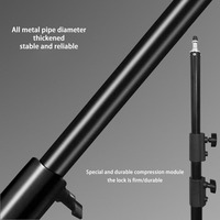 2.8M Heavy Duty Photographie Pliant Trépied Stand Fond Flash Stand Produit Photo Boîte À Lumière Portable Stand