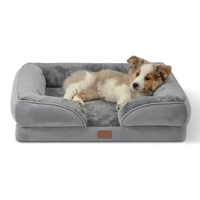 Lit pour animaux de compagnie universel antibactérien personnalisé pour toutes les saisons, épaissi, amovible et lavable, avec un grand espace solide pour chats et chiens