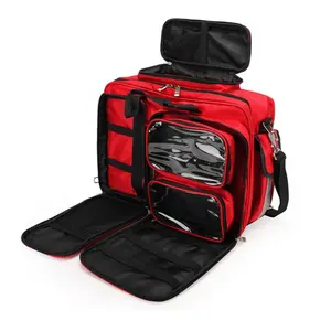 TJD Outdoor Big Size Medical Bag Cart-Mounted Oxford Cloth First Aid Kit Travel Anti-Epidemic Medicine Emergency Pack