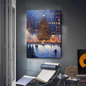 Neige Nuit Village Maison Arbres De Noël En Gros 5D Noël Diamant <span class=keywords><strong>Peinture</strong></span> <span class=keywords><strong>Kit</strong></span> - Product Image 6