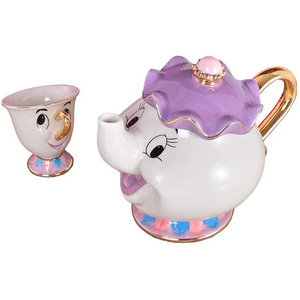 Ensemble théière <span class=keywords><strong>et</strong></span> tasse à puce, <span class=keywords><strong>la</strong></span> <span class=keywords><strong>belle</strong></span> <span class=keywords><strong>et</strong></span> <span class=keywords><strong>la</strong></span> bête, grande tasse de mrs savates, à vendre, nouveauté - Product Image 1