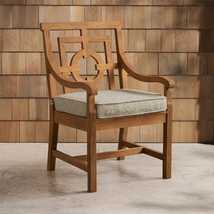Set di Sedie da Pranzo con Braccioli in Teak Moderno per Esterni con Schiuma ad Asciugatura Rapida per Giardini e Cortili di Lusso - Product Image 3