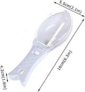 Ustensiles de cuisine : Écailleur de poisson avec manche en plastique, grattoir et éplucheur pour le nettoyage du poisson - Product Image 6