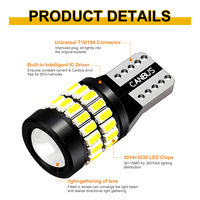 Bombillas LED para Auto Sunshiny 36+1SMD OEM T10 194, Proyector de Lente 37SMD, Sin Errores CANBUS, Repuesto para Iluminación Interior