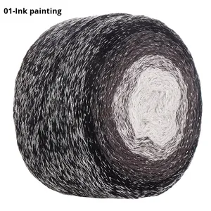 Gradiente <span class=keywords><strong>de</strong></span> galaxia, hilo plateado <span class=keywords><strong>de</strong></span> 1,5mm, segmento <span class=keywords><strong>de</strong></span> gradiente brillante, tinte hueco <span class=keywords><strong>de</strong></span> algodón, hilo <span class=keywords><strong>de</strong></span> bolsa DIY para hacer bolsas - Product Image 6