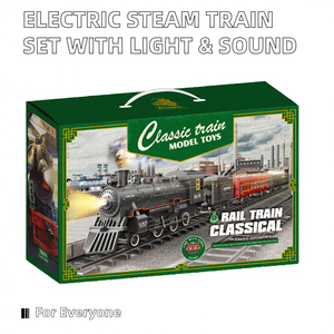 MEOA Locomotora Clásica <span class=keywords><strong>de</strong></span> <span class=keywords><strong>Vapor</strong></span> para Pista <span class=keywords><strong>de</strong></span> <span class=keywords><strong>Tren</strong></span>, con Humo <span class=keywords><strong>de</strong></span> Agua, Sin Funcionamiento a Pilas, Set <span class=keywords><strong>de</strong></span> <span class=keywords><strong>Tren</strong></span> con Luz y Sonido, Escala 1:12, ABS - Product Image 2