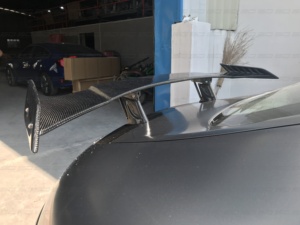 Becquet arrière en Fiber de carbone sec pour Benz AMG GT, Style léger, aile de toit - Product Image 4