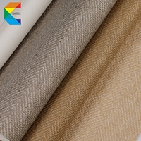 Papier peint PVC ignifuge et imperméable à texture géométrique flèche, 54 pouces, pour projets hôteliers, revêtement mural en vinyle à dos tissé