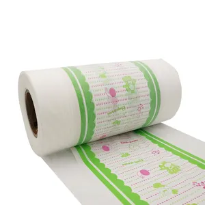 定制巴迪尿布原料透气层压背板用于尿布生产