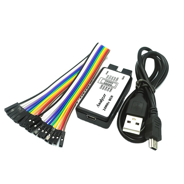 USB Logic Analyzer 24MHz 8 Channel Debugger For ARM FPGA Logic