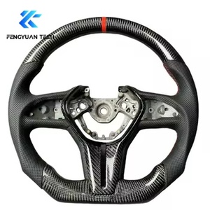 Volant chauffant en fibre de carbone avec LED pour Infiniti Q50 Q60 Q70 FX35 M35 Nissan <span class=keywords><strong>370Z</strong></span> 2014 2015 2016 2017 2018 2019 2010 2021 - Product Image 1