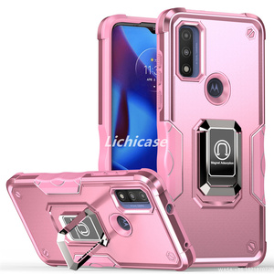 Lichicase, nueva funda de teléfono con soporte de anillo giratorio a la moda para Motorola <span class=keywords><strong>Moto</strong></span> G Play 2023, funda antideslizante - Product Image 3