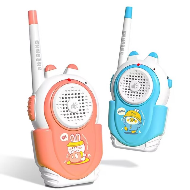 Yrb Baby Kid Outdoor Toy Educational Portable Walkie-cartoon Phone Toy Mini Walkie Radio Handheld Intercom Talkie Toy