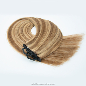 Single Donor Virgin Cuticle Aligned Ultra Thin Invisible Bead Genius Weft Human Hair Extensions - Product Image 3