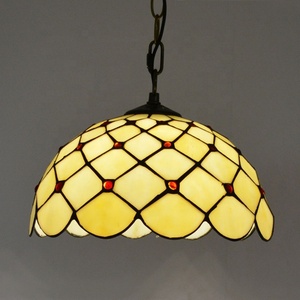 LongHuiJing Floral Vase Tiffany Style Jewel Ceiling Lamp <b>Light</b> - Product Image 4