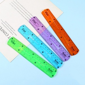 Regla para Estudiantes en Oferta, 20 cm, Alta Transparencia, Colorida, Flexible, Regla Suave para Dibujar - Product Image 2