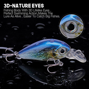 Oem 5pcs mini crankbait leurres ensemble flottant dur minnow lure manivelle appât leurre de pêche boîte <span class=keywords><strong>d</strong></span>'emballage personnalisé - Product Image 5