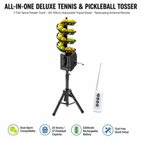 Machine à balles alimentée par courant alternatif avec un lanceur de balles de tennis à direction fixe de 100 à 240 V pour les écoles et les clubs
