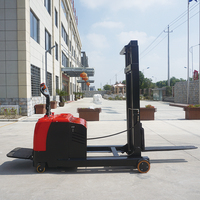 Chariots élévateurs électriques JICHUAN, capacité de levage de 1,5 tonne, hauteur de levage de 3 m, chariot élévateur à fourche, batterie lithium-ion, nouveau chariot élévateur électrique latéral