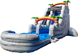 Tobogán de agua comercial inflable al por mayor Tobogán de agua inflable con <span class=keywords><strong>piscina</strong></span> <span class=keywords><strong>desmontable</strong></span> - Product Image 4