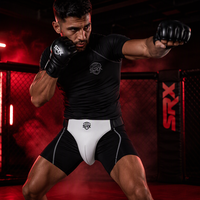 Protège-guêtres de sport pour hommes pour le karaté, la boxe, le taekwondo, le MMA, avec ajustement réglable pour l'entraînement aux arts martiaux