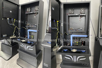 Nouvelle machine de jeux en métal 43 pouces armoire de machine de jeux d'arcades plate verticale incurvée