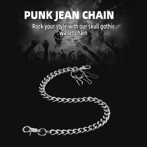 Corrente de Cinto de Liga de Zinco Estilosa, Acessórios Punk, Hip Hop e Góticos para Calças Jeans, Carteiras e Chaves, para Mulheres e Homens - Product Image 4