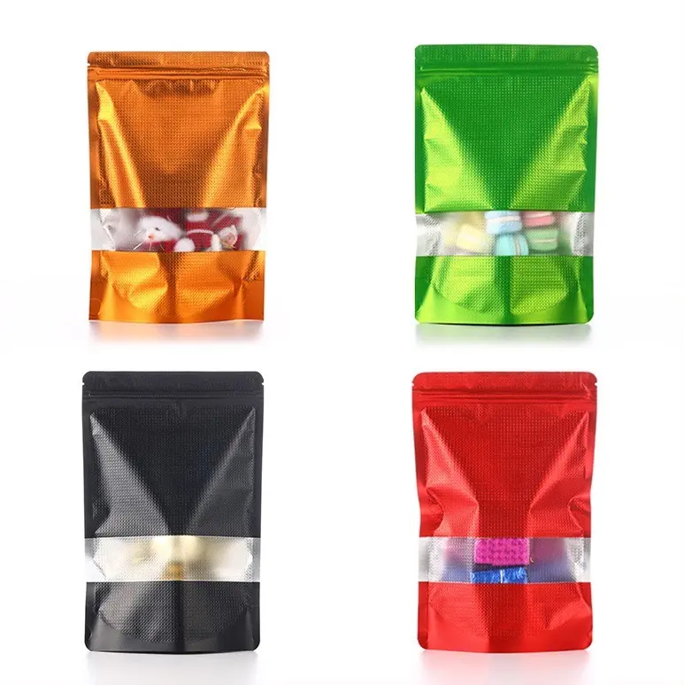 Многоцветный пластиковый пакет с застежкой-молнией