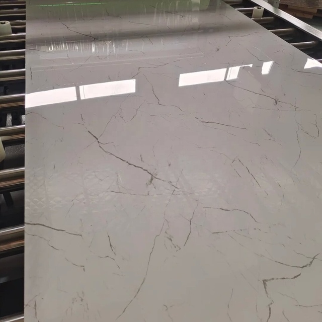 3mm 1220*2440mm PVC UV Marble Sheet Board for Interior Decorative  Wall Panel