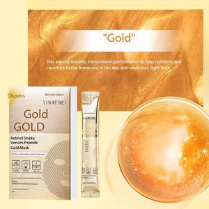 Masque au rétinol et or 6g*10, crème au peptide de venin de serpent, soin du visage OEM, vente en gros, prix usine beauté - Product Image 5