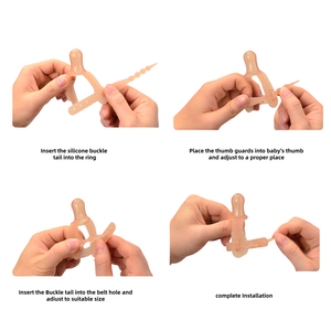 Vente en gros de sucettes en silicone pour bébés, non toxiques, style sevrage, en forme d'animaux, pour bébés de 0 à 12 mois, vendues en supermarchés - Product Image 5