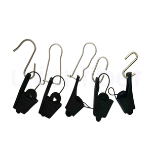 Chất lượng tốt Para Cáp de bajada FTTH S Loại thả cáp nhựa kẹp với móc - Product Image 6