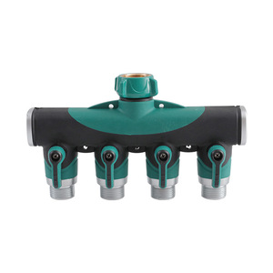 Robinet d'irrigation de jardin 4 voies, connecteur de valve ABS, tuyau d'alimentation en eau fileté 25 mm, durable pour usage extérieur - Product Image 3