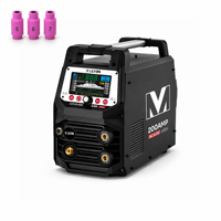 LEVIN 200A Soudeuse TIG double tension AC/DC à onduleur pulsé avec contrôle synergique MCU et onde carrée pour le soudage de précision des métaux