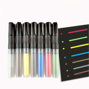 Porte-plume transparent effaçable encre rechargeable blanc liquide craie marqueurs pour tableau noir verre tableau noir - Product Image 4