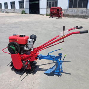 Farm <b>Cultivator</b> Diesel Power Tiller 1 Row Red With Seed Feeder Multifunctional - Product Image 4