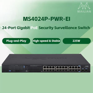Commutateur géré PoE+ H3C MS4024P-PWR-EI 26 ports (24 RJ45, 2 SFP) 52 Gbit/s – Solution réseau de bureau à prix réduit avec fonctions SNMP et QoS - Product Image 1