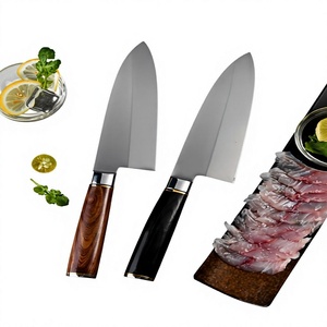 Cuchillos de Chef Japoneses de Acero de Damasco, Hoja de Acero, Mango de Resina, Forjados a Mano, Acabado de Alto Brillo, Ambidiestros, Cuchillos de Cocina de 6-7.9 Pulgadas - Product Image 5