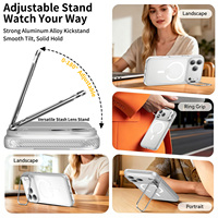 NOUVEAU Étui de protection intégrale pour appareil photo, hybride fin en TPU et PC, avec support d'objectif, antichoc et magnétique pour iPhone 18 17 16 Pro Max
