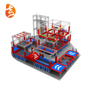 Équipement d'exercice commercial de grande taille personnalisé, parcours de <span class=keywords><strong>ninja</strong></span> intérieur pour enfants et adultes - Product Image 2