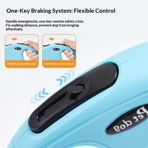 Laisse pour chien la plus vendue, corde de traction pour animaux de compagnie, rétractable automatique pour petits chiens, sans blocage - Product Image 2