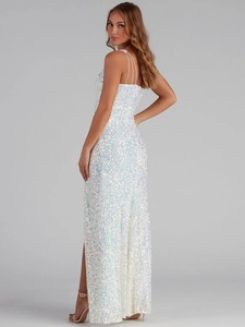 เดรสปาร์ตี้รัดรูปเปิดไหล่ข้างเดียวประดับเลื่อมสไตล์ยุโรปและอเมริกาแบบใหม่ขายดี - Product Image 2