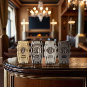 JIFENG JV001 Tagliasigari a V Portatile in Acciaio Inox con Punzone e Supporto 3 in 1 Accessori Classici per Sigari - Product Image 6