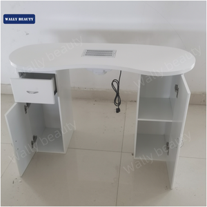 Wally Beauty Light Luxury <strong>Nail</strong> Salon Furniture Manicure Table With Vacuum Cleaner <strong>Nail</strong> Table With Vent <strong>Nail</strong> <strong>Tech</strong> <strong>Desk</strong> - Product Image 3