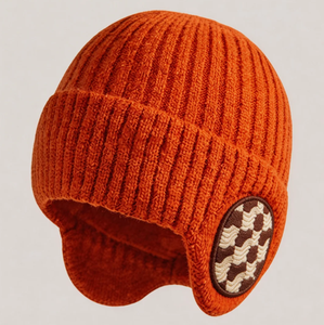 Protección para los Oídos, Gorro de Invierno Grueso de Punto, Anticongelante, a Prueba de Frío y Cálido, que Cubre la Cabeza, para Ciclismo y Running, con Forro de Lana - Product Image 4