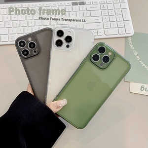 <span class=keywords><strong>Custodia</strong></span> per telefono in TPU <span class=keywords><strong>trasparente</strong></span> per <span class=keywords><strong>Apple</strong></span> per iPhone 14 12 13 15 16 tinta unita per 14promax - Product Image 1