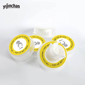 Distributeur de lingettes humides compressées Pop Up, serviettes hygiéniques compactes pour voyage, voiture, bureau - Product Image 2