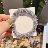 Vente chaude Mode Coloré Cristal Verre Rondelle Perles Bracelet Réglable