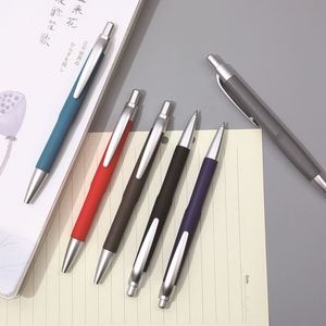 Stylo gel coloré avec colle en spray, corps en caoutchouc, logo publicitaire, stylo personnalisé pour cadeaux de bienvenue - Product Image 4